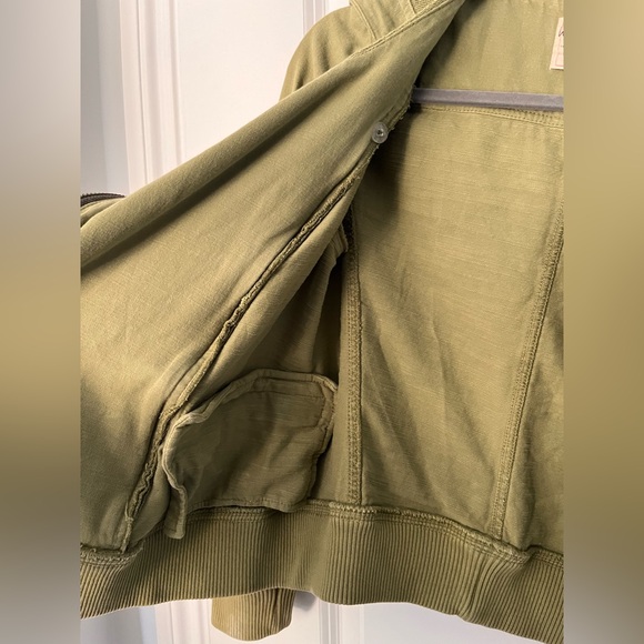 We The Free Free People Carmen Moto Jacket in Olive Sparrow - XS - Picture 16 of 16